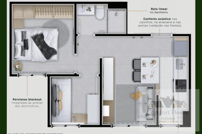 Imagem Apartamento com 2 Quartos à Venda, 35 m² em Jardim Bela Vista - Santo André