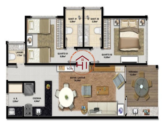 Imagem Casa com 2 Quartos à Venda, em Loteamento Barra Grande - Maraú Imagem Casa com 2 Quartos à Venda, em Loteamento Barra Grande - Maraú