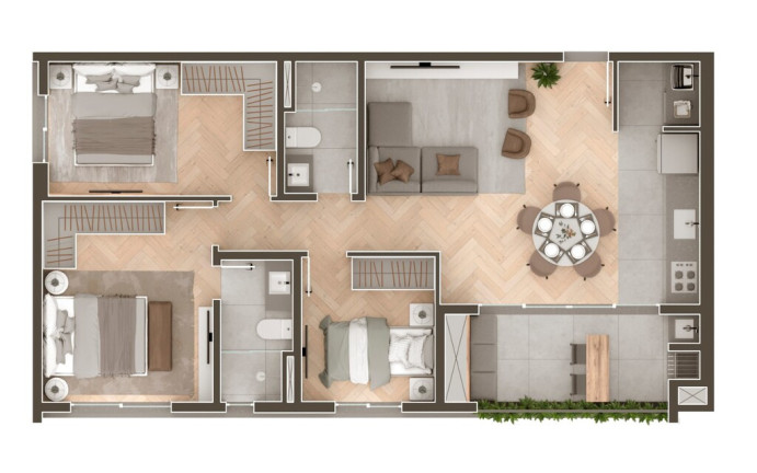 Imagem Apartamento com 2 Quartos à Venda, 89 m² em água Verde - Curitiba