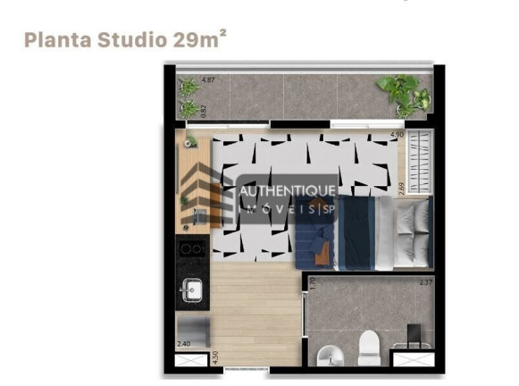 Imagem Apartamento com 1 Quarto à Venda, 29 m² em Vila Olímpia - São Paulo Imagem Apartamento com 1 Quarto à Venda, 29 m² em Vila Olímpia - São Paulo
