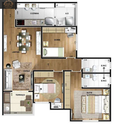 Imagem Apartamento com 3 Quartos à Venda, 84 m² em Santa Paula - São Caetano Do Sul Imagem Apartamento com 3 Quartos à Venda, 84 m² em Santa Paula - São Caetano Do Sul