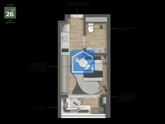 Imagem Apartamento com 1 Quarto à Venda, 26 m² em Butantã - São Paulo Imagem Apartamento com 1 Quarto à Venda, 26 m² em Butantã - São Paulo