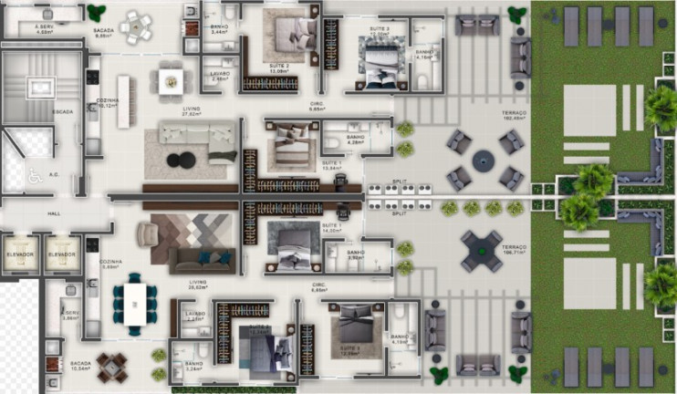Imagem Imóvel com 3 Quartos à Venda, 120 m² em Meia Praia - Itapema Imagem Imóvel com 3 Quartos à Venda, 120 m² em Meia Praia - Itapema