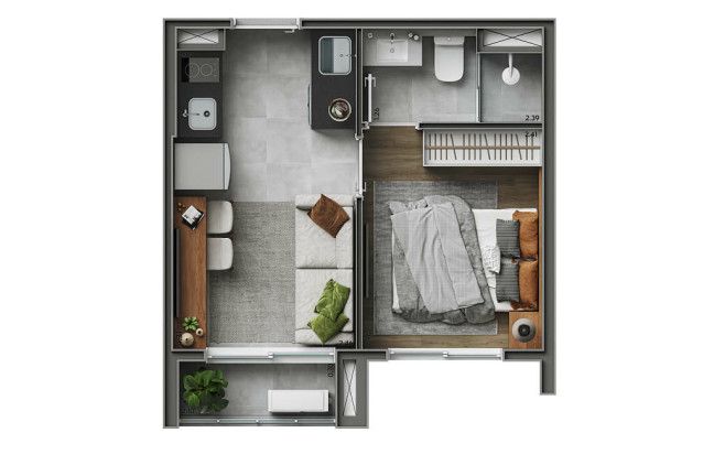 Imagem Cobertura com 1 Quarto à Venda, 59 m² em Chácara Klabin - São Paulo Imagem Cobertura com 1 Quarto à Venda, 59 m² em Chácara Klabin - São Paulo
