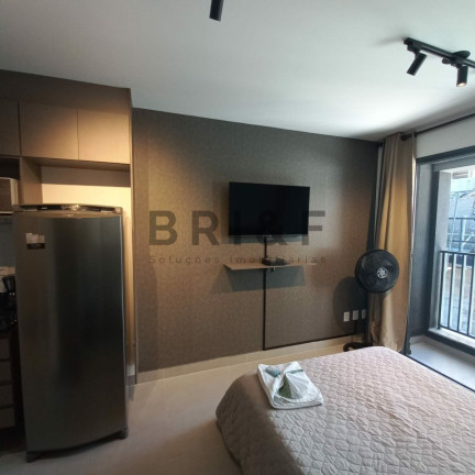 Imagem Apartamento com 1 Quarto à Venda ou Locação, 25 m² em Brooklin - São Paulo Imagem Apartamento com 1 Quarto à Venda ou Locação, 25 m² em Brooklin - São Paulo