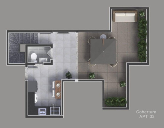 Imagem Apartamento com 2 Quartos à Venda, 46 m² em Campestre - Santo André