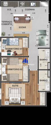 Imagem Apartamento com 2 Quartos à Venda, 56 m² em Vila São Luiz (valparaízo) - Barueri Imagem Apartamento com 2 Quartos à Venda, 56 m² em Vila São Luiz (valparaízo) - Barueri