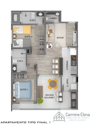 Imagem Apartamento com 2 Quartos à Venda, 70 m² em Itaguá - Ubatuba