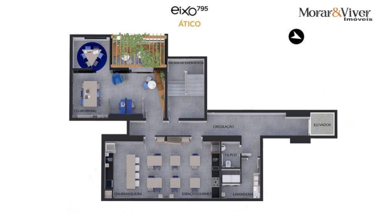 Imagem Apartamento com 1 Quarto à Venda, 32 m² em Cristo Rei - Curitiba Imagem Apartamento com 1 Quarto à Venda, 32 m² em Cristo Rei - Curitiba