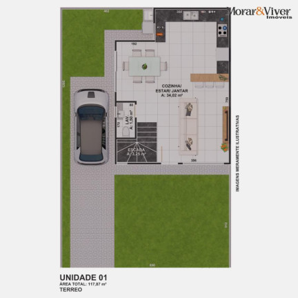 Imagem Casa com 3 Quartos à Venda, 118 m² em Portão - Curitiba Imagem Casa com 3 Quartos à Venda, 118 m² em Portão - Curitiba