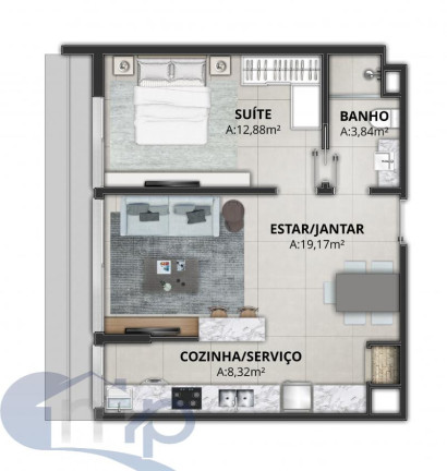 Imagem Apartamento com 1 Quarto à Venda, 50 m² em Centro - Torres Imagem Apartamento com 1 Quarto à Venda, 50 m² em Centro - Torres