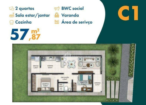 Imagem Casa com 2 Quartos à Venda, 57 m² em Angelim - Teresina Imagem Casa com 2 Quartos à Venda, 57 m² em Angelim - Teresina