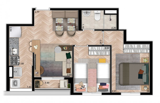 Imagem Apartamento com 2 Quartos à Venda, 45 m² em Freguesia Do ó - São Paulo Imagem Apartamento com 2 Quartos à Venda, 45 m² em Freguesia Do ó - São Paulo