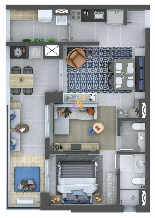 Imagem Apartamento com 2 Quartos à Venda, 71 m² em Barra Funda - São Paulo