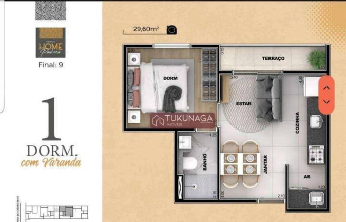 Imagem Apartamento com 1 Quarto à Venda, 30 m² em Vila Paulicéia - São Paulo Imagem Apartamento com 1 Quarto à Venda, 30 m² em Vila Paulicéia - São Paulo