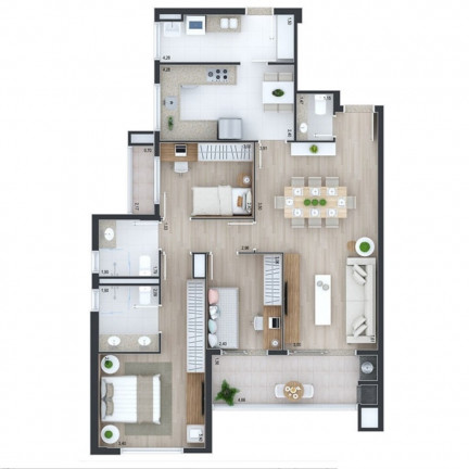 Imagem Imóvel com 3 Quartos à Venda, 105 m² em Juvevê - Curitiba Imagem Imóvel com 3 Quartos à Venda, 105 m² em Juvevê - Curitiba