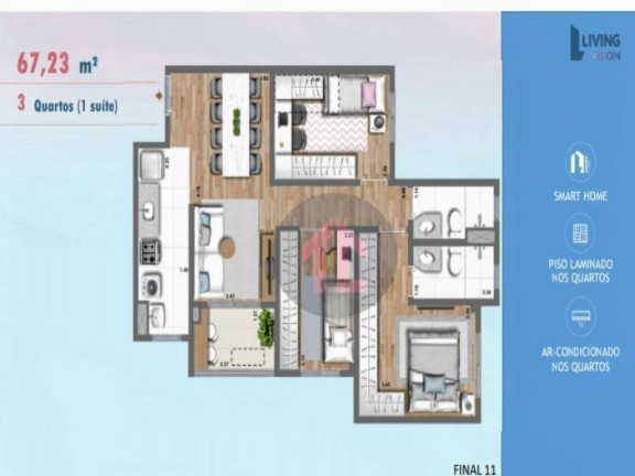 Imagem Apartamento com 2 Quartos à Venda, 56 m² em Bonfim - Campinas Imagem Apartamento com 2 Quartos à Venda, 56 m² em Bonfim - Campinas