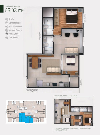 Imagem Imóvel com 2 Quartos à Venda, 60 m² em Vila Do Golf - Ribeirão Preto Imagem Imóvel com 2 Quartos à Venda, 60 m² em Vila Do Golf - Ribeirão Preto