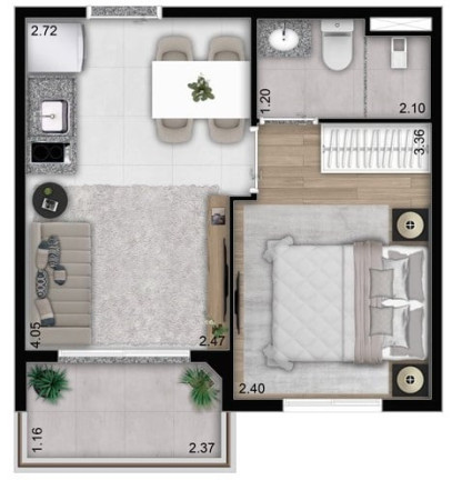 Imagem Apartamento com 1 Quarto à Venda, 27 m² em Perdizes - São Paulo
