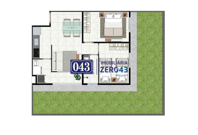Imagem Apartamento com 2 Quartos à Venda, 51 m² em Parque Jamaica - Londrina Imagem Apartamento com 2 Quartos à Venda, 51 m² em Parque Jamaica - Londrina