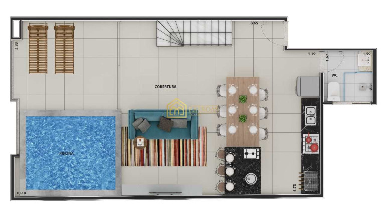 Imagem Apartamento com 2 Quartos à Venda, 126 m² em Centro - São Bernardo Do Campo