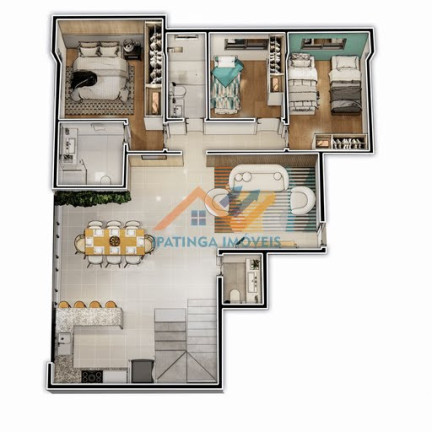 Imagem Apartamento com 3 Quartos à Venda, 92 m² em Veneza - Ipatinga Imagem Apartamento com 3 Quartos à Venda, 92 m² em Veneza - Ipatinga