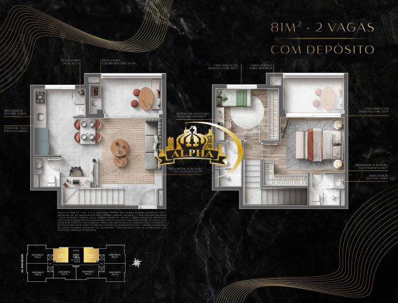 Imagem Apartamento com 2 Quartos à Venda, 65 m² em Centro Empresarial Tamboré - Barueri