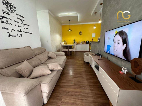 Apartamento com 3 Quartos à Venda, 74 m² em Vila Assunção - Praia Grande