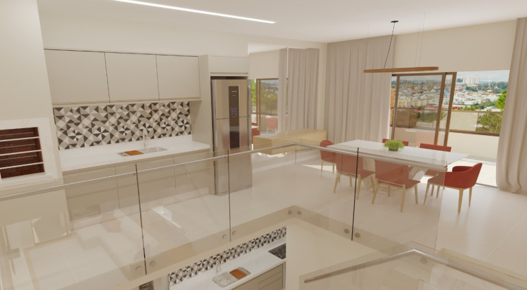 Imagem Cobertura com 4 Quartos à Venda, 190 m² em Bacacheri - Curitiba