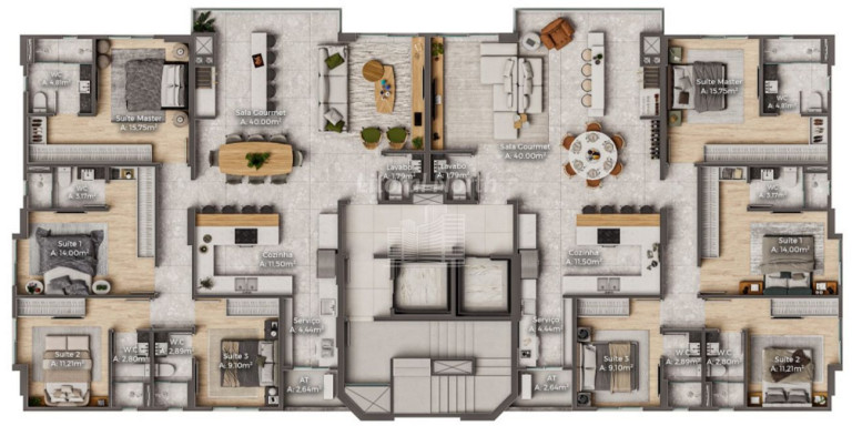 Imagem Apartamento com 4 Quartos à Venda, 145 m² em Centro - Balneário Camboriú
