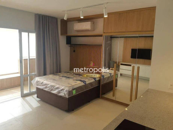 Imagem Apartamento com 1 Quarto para Alugar, 42 m² em Campo Belo - São Paulo