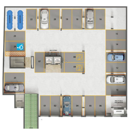 Imagem Apartamento com 1 Quarto à Venda, 24 m² em Intermares - Cabedelo