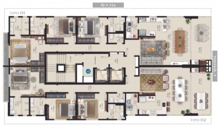Imagem Imóvel com 3 Quartos à Venda, 137 m² em Meia Praia - Itapema Imagem Imóvel com 3 Quartos à Venda, 137 m² em Meia Praia - Itapema