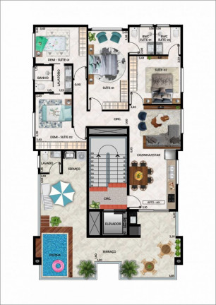 Imagem Apartamento com 3 Quartos à Venda, 77 m² em Palmas - Governador Celso Ramos Imagem Apartamento com 3 Quartos à Venda, 77 m² em Palmas - Governador Celso Ramos