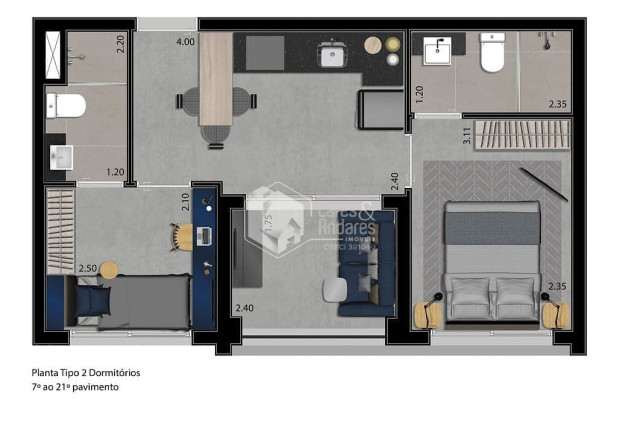 Imagem Studio com 1 Quarto à Venda, 24 m² em Perdizes - São Paulo Imagem Studio com 1 Quarto à Venda, 24 m² em Perdizes - São Paulo