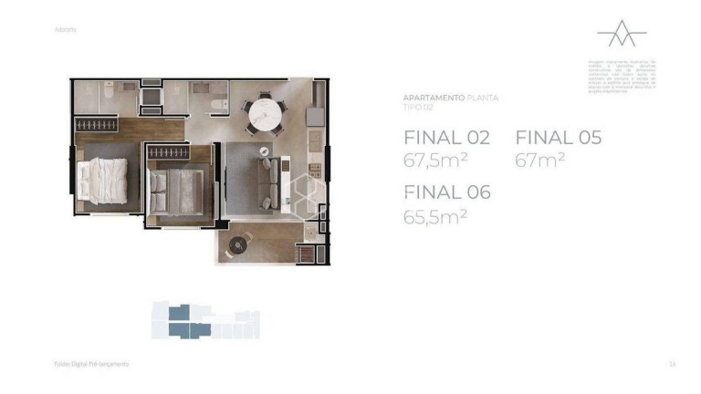 Imagem Apartamento com 2 Quartos à Venda, 68 m² em Praia Brava - Itajaí Imagem Apartamento com 2 Quartos à Venda, 68 m² em Praia Brava - Itajaí