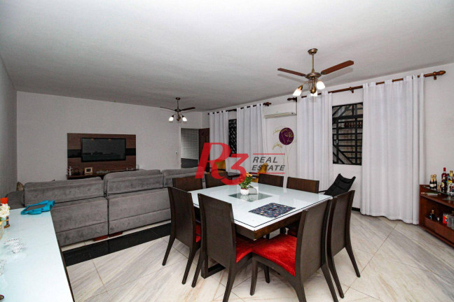 Imagem Casa com 4 Quartos à Venda, 203 m² em Campo Grande - Santos Imagem Casa com 4 Quartos à Venda, 203 m² em Campo Grande - Santos