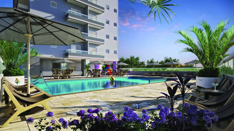 Apartamento com 2 Quartos à Venda, 76 m² em Guilhermina - Praia Grande