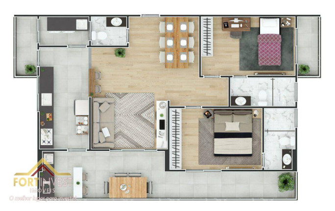 Imagem Imóvel com 2 Quartos à Venda, 84 m² em Canto Do Forte - Praia Grande Imagem Imóvel com 2 Quartos à Venda, 84 m² em Canto Do Forte - Praia Grande