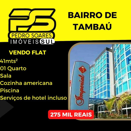 Imagem Flat com 1 Quarto à Venda, 41 m² em Tambaú - João Pessoa Imagem Flat com 1 Quarto à Venda, 41 m² em Tambaú - João Pessoa