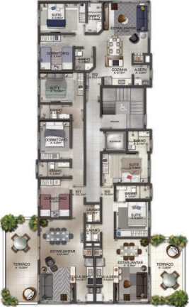Imagem Apartamento com 2 Quartos à Venda, 206 m² em Zona Nova - Capão Da Canoa Imagem Apartamento com 2 Quartos à Venda, 206 m² em Zona Nova - Capão Da Canoa