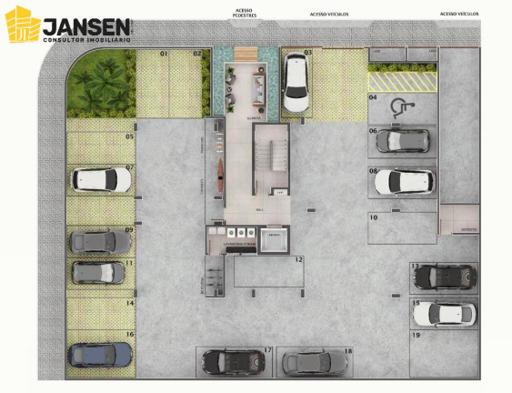 Imagem Apartamento com 2 Quartos à Venda, 55 m² em Bessa - João Pessoa