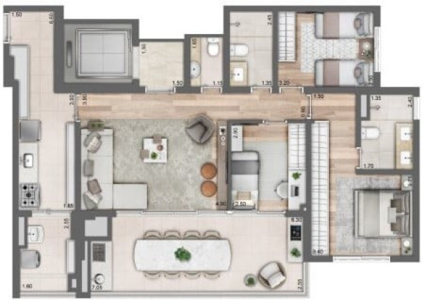 Imagem Apartamento com 3 Quartos à Venda, 142 m² em Perdizes - São Paulo