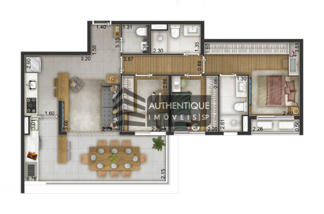 Imagem Apartamento com 3 Quartos à Venda, 82 m² em Alto Da Boa Vista - São Paulo