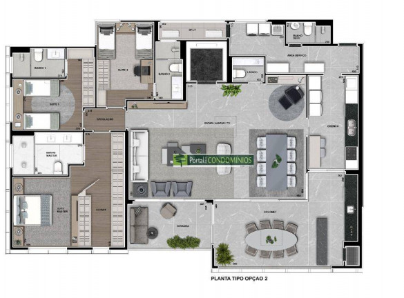 Imagem Apartamento com 3 Quartos à Venda, 228 m² em Ecoville - Curitiba