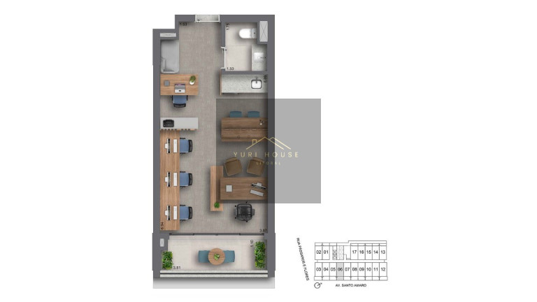 Imagem Imóvel com 1 Quarto à Venda, 37 m² em Jardim Das Acácias - São Paulo