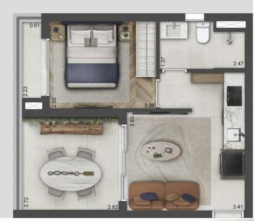 Imagem Apartamento com 1 Quarto à Venda, 38 m² em Jardim Paulista - São Paulo