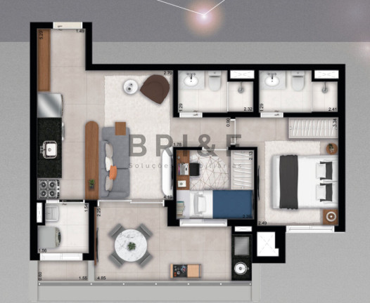 Imagem Apartamento com 2 Quartos à Venda, 64 m² em Campo Belo - São Paulo Imagem Apartamento com 2 Quartos à Venda, 64 m² em Campo Belo - São Paulo
