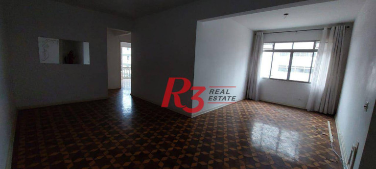 Imagem Apartamento com 3 Quartos para Alugar, 131 m² em Embaré - Santos Imagem Apartamento com 3 Quartos para Alugar, 131 m² em Embaré - Santos