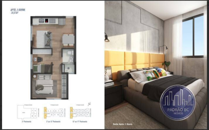 Imagem Apartamento à Venda, 20 m² em Centro - Curitiba Imagem Apartamento à Venda, 20 m² em Centro - Curitiba